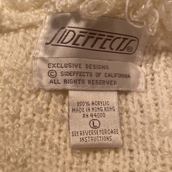 Vintage 80’s Sideffects Sweater Size L - Picture 7 of 8